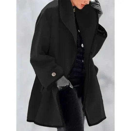 Double breasted lace up coat