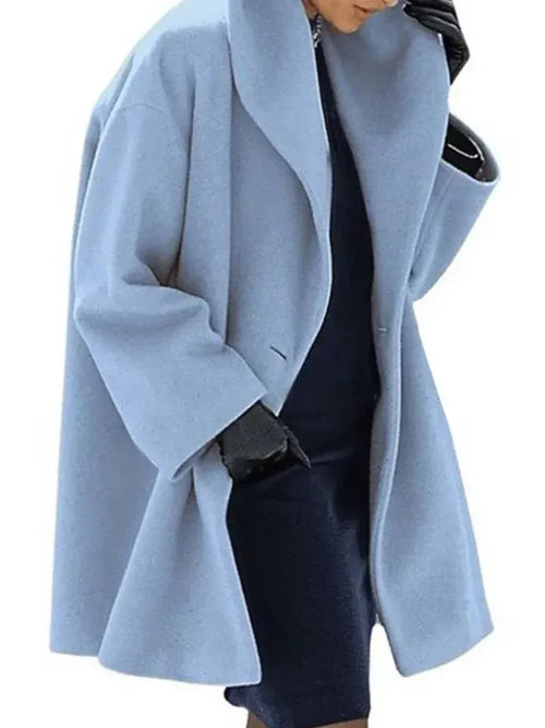 Double breasted lace up coat