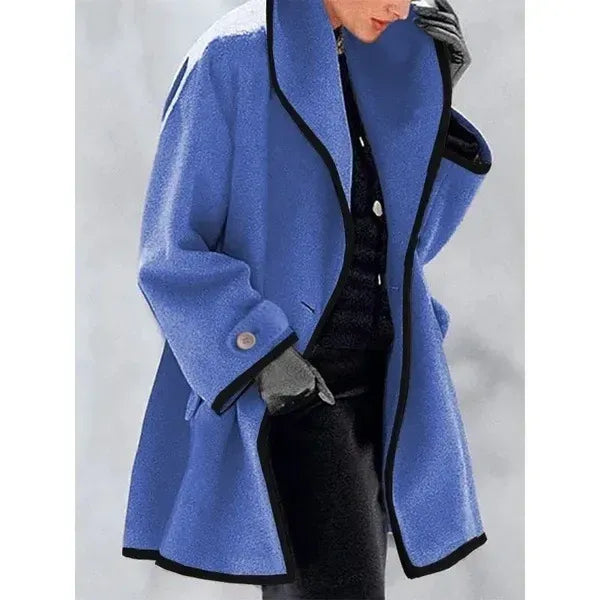 Double breasted lace up coat